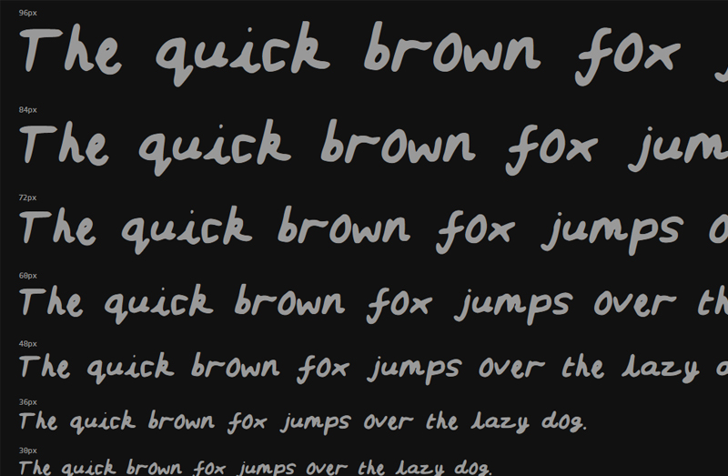 Tash font